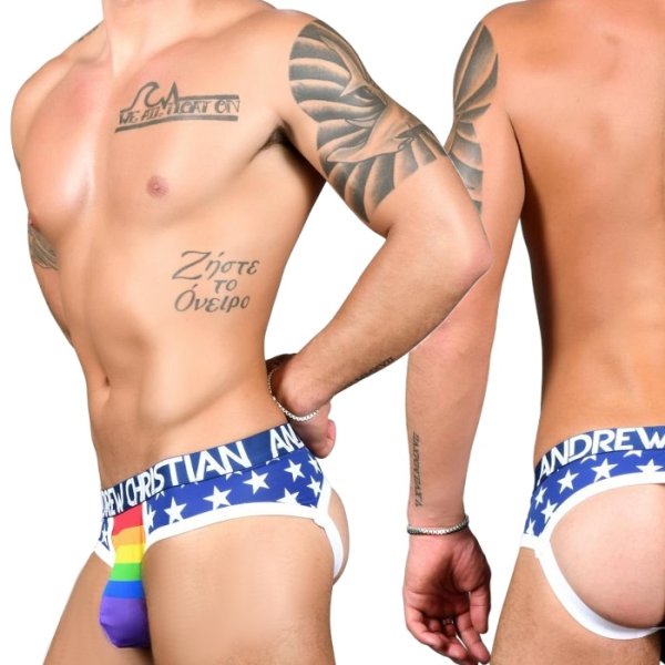 画像4: 【アンドリュークリスチャン】Star Pride Arch w/ Almost Naked ジョックストラップ (4)