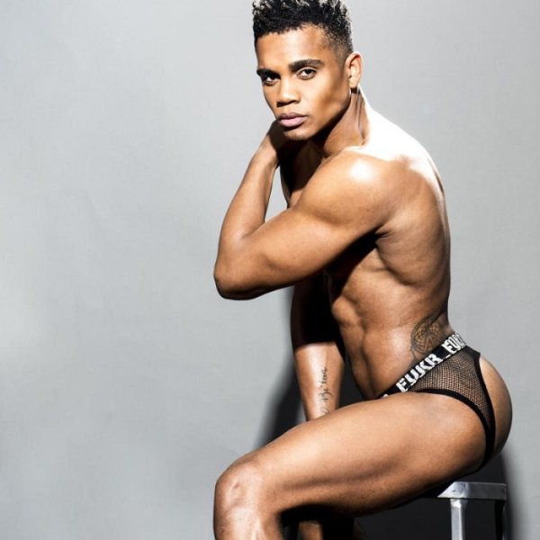 画像2: 【アンドリュークリスチャン】FUKR NET TIPPINGメッシュ ケツ割れ ケツ割れ ジョックストラップ (2)