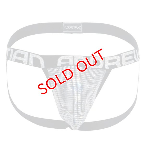 画像6: 【アンドリュークリスチャン】SHOCK JOCK DISCO GLITTER ジョックストラップ 股間パッド付き (6)