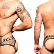 画像2: Andrew Christian【アンドリュークリスチャン】 Sheer Leopard Arch Almost Naked メッシュ ジョックストラップ (2)