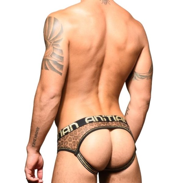 画像3: Andrew Christian【アンドリュークリスチャン】 Sheer Leopard Arch Almost Naked メッシュ ジョックストラップ (3)