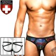 画像1: Andrew Christian【アンドリュークリスチャン】 Disco Camo Strap Jock Almost Naked ジョックストラップ (1)