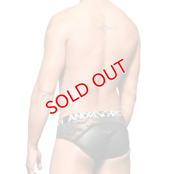画像4: Andrew Christian【アンドリュークリスチャン】 Naughty Lace Almost Naked レース メッシュ ブリーフ (4)