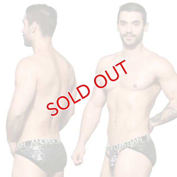 画像5: Andrew Christian【アンドリュークリスチャン】 Metallic Leopard Almost Naked ブリーフ (5)