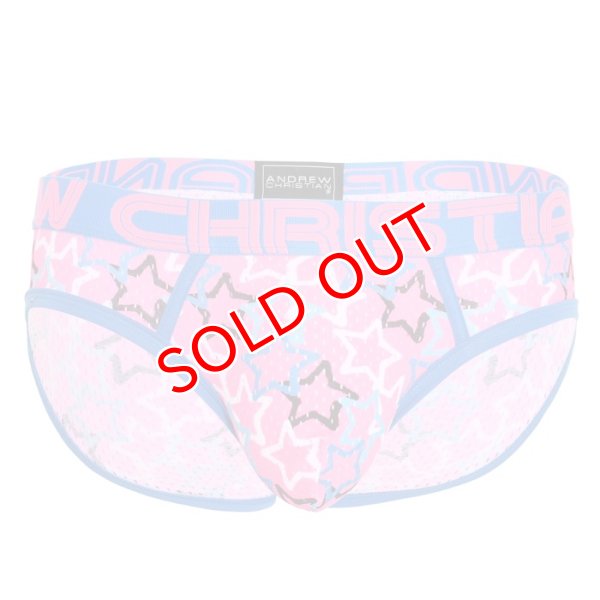 画像6: Andrew Christian【アンドリュークリスチャン】 Bright Stars メッシュ ブリーフ w/ Almost Naked (6)
