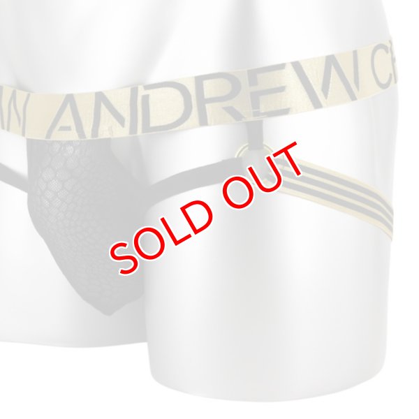 画像4: Andrew Christian【アンドリュークリスチャン】 Bubble Mesh Ring Jock Almost Naked メッシュ ジョックストラップ (4)