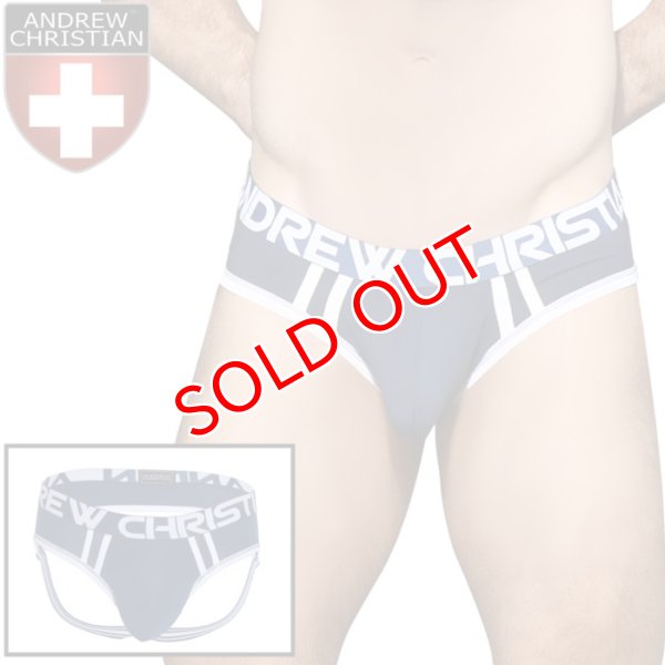 画像1: Andrew Christian【アンドリュークリスチャン】 CoolFlex モダール Active ジョックストラップ w/ Show-It (1)