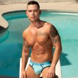 画像2: Andrew Christian【アンドリュークリスチャン】 Aqua Mesh Brief ALMOST NAKEDブリーフ (2)