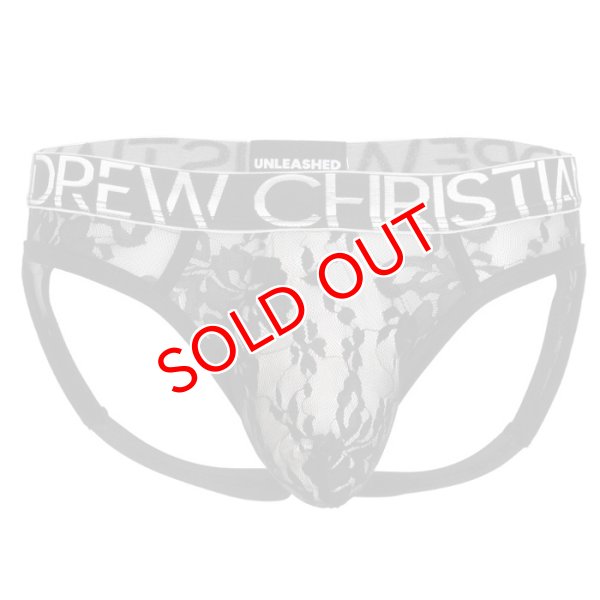 画像7: Andrew Christian【アンドリュークリスチャン】 メンズTバック UNLEASHED レースジョックストラップBubble Butt Almost Naked (7)