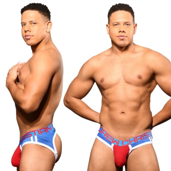 画像2: Andrew Christian【アンドリュークリスチャン】 SHOW-IT Sportsメッシュ ジョックストラップ (2)