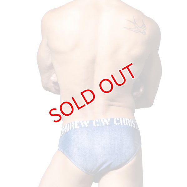 画像5: Andrew Christian【アンドリュークリスチャン】 WESTERN ブリーフ デニム柄 Demin 男性下着 ローライズ メンズビキニ メンズインナー (5)