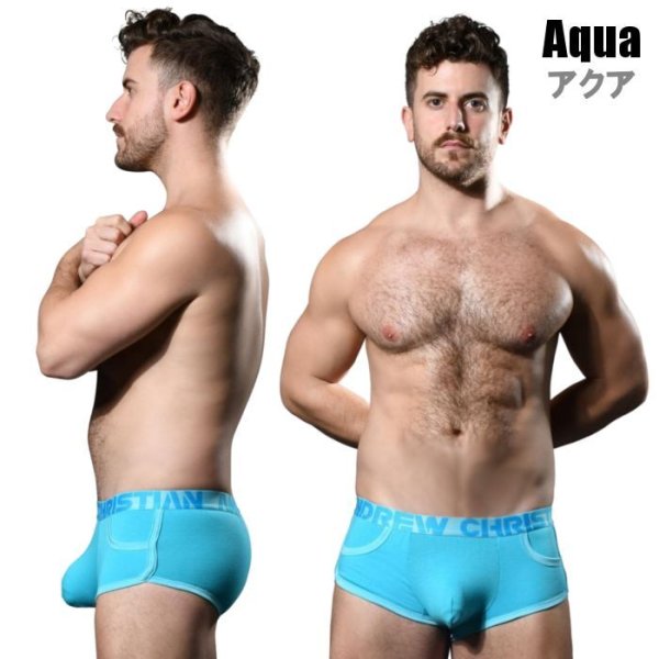 画像2: Andrew Christian【アンドリュークリスチャン】 ボクサーパンツ メンズ ブランド アンダーウェア ALMOST NAKED レトロ BAMBOO ボクサー (2)