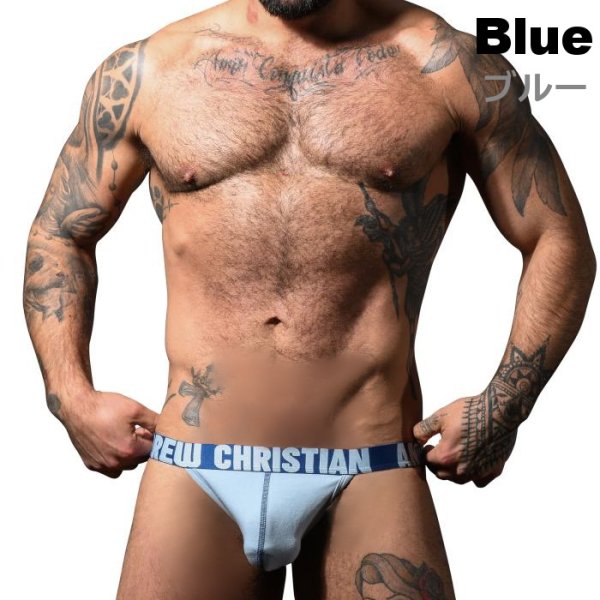 画像6: Andrew Christian【アンドリュークリスチャン】ジョックストラップ ケツ割れ ケツワレ メンズ下着 アンクリ ALMOST NAKED Happyジョックストラップ (6)