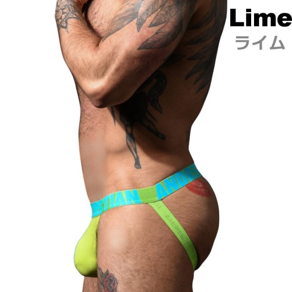 画像13: Andrew Christian【アンドリュークリスチャン】ジョックストラップ ケツ割れ ケツワレ メンズ下着 アンクリ ALMOST NAKED Happyジョックストラップ (13)