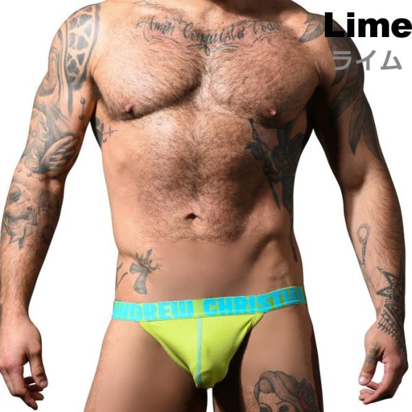 画像16: Andrew Christian【アンドリュークリスチャン】ジョックストラップ ケツ割れ ケツワレ メンズ下着 アンクリ ALMOST NAKED Happyジョックストラップ (16)