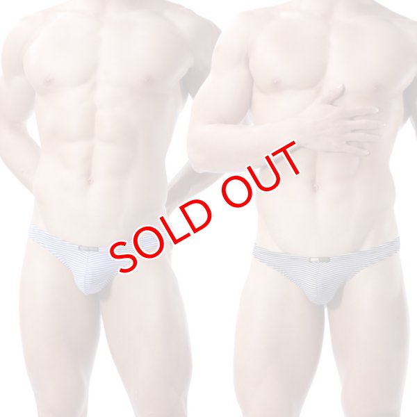 画像8: 【ブレーブパーソン】Tバック メンズ ボーダー柄 男性下着 (8)