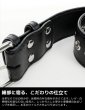 画像7: メンズ アームベルト 本革 レザー アームバンド 腕輪 パンク ロック コスプレ SMBD 拘束 アクセサリー ファッション ステージ衣装 ブラック 牛革 (7)