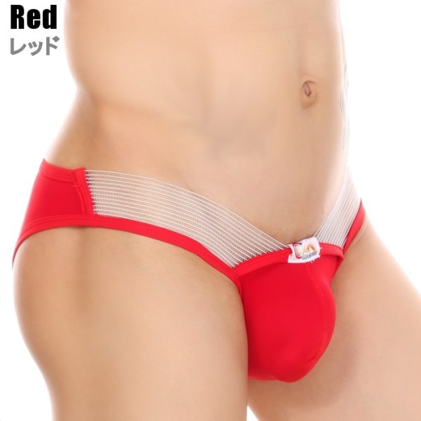 画像14: ビキニブリーフ メンズビキニ ブリーフ ローライズ シースルーウエストバンドビキニ男性下着 彼氏プレゼント (14)