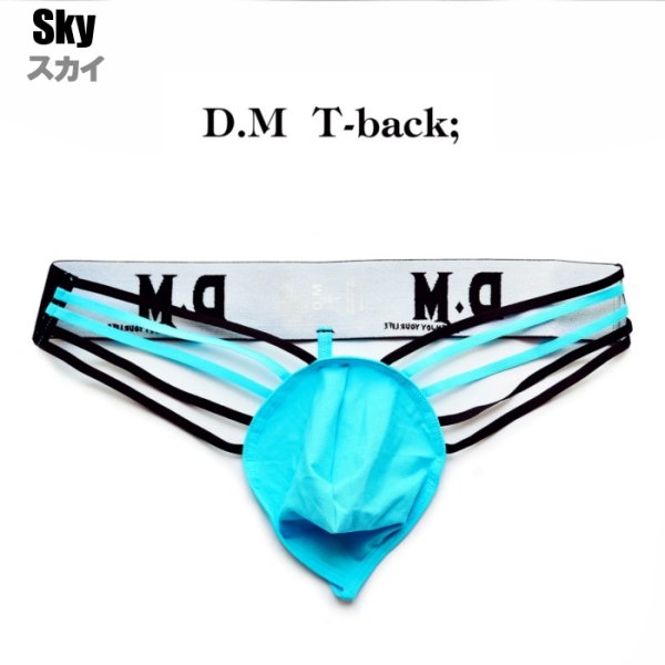 画像7: DM【ディーエム】メンズTバック 男性用 ローライズ Gストリングバンド (7)