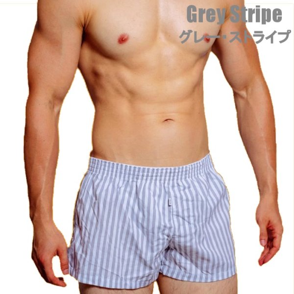 画像6: DM【ディーエム】  トランクス  メンズ ローライズ 柔らかい ルームウェア チェック柄 ストライプ柄 男性下着 (6)