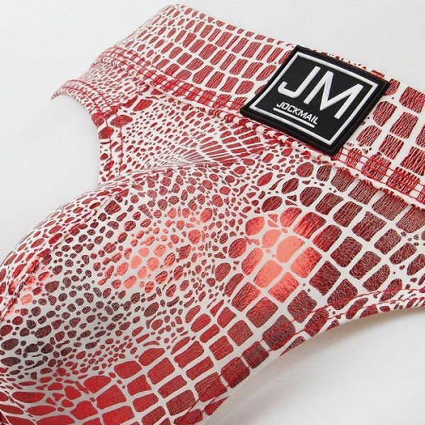 画像18: JockMail【ジョックメール】メンズTバック 男性用 パイソン柄 クロコダイル柄 Tバック (18)