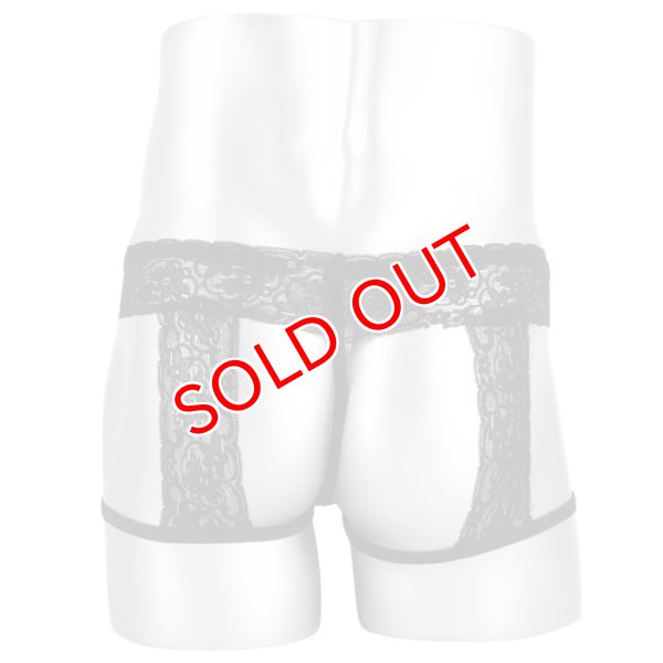 画像5: ジョックストラップ ケツ割れ ケツワレ ガーター風レース ジョックストラップ ローライズ 男性下着 (5)