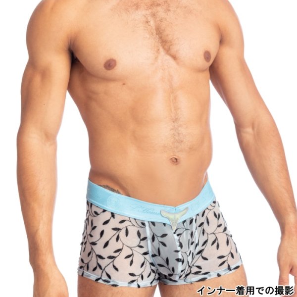 画像3: L'Homme Invisible【ロームアンヴィジーブル】 ボクサーパンツ Olivier メッシュレース ボクサー (3)
