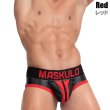 画像8: Maskulo【マスクロ】メンズ レザー風 フェイクレザー ラバー 男性下着 ARMORED ヒップパッド付き リフトアップブリーフ (8)