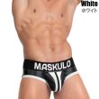 画像13: Maskulo【マスクロ】メンズ レザー風 フェイクレザー ラバー 男性下着 ARMORED ヒップパッド付き リフトアップブリーフ (13)