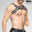 画像7: Maskulo【マスクロ】ハーネス メンズ レザー風 フェイクレザー ボンテージ パーティ Gogo 衣装 SKULLA (7)