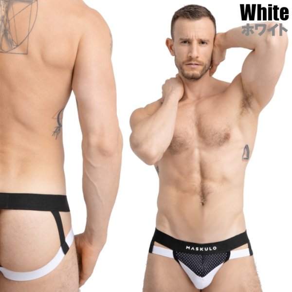 画像6: Maskulo【マスクロ】ジョックストラップ メッシュ ケツ割れ ケツワレ SKULLA (6)