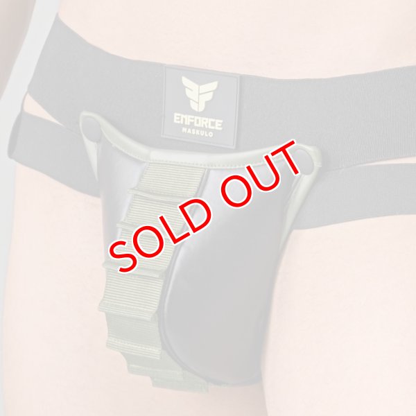 画像6: 【マスクロ】ジョックストラップ ケツ割れ ケツワレ レザー風 ENFORCE (6)
