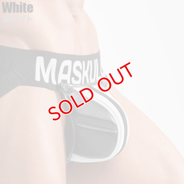 画像13: Maskulo【マスクロ】ジョックストラップ メンズ ジョック ケツ割れ ケツワレ レザー風 ラバー ARMORED ジョックストラップ (13)