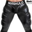 画像3: Maskulo【マスクロ】男性用レギンス ジッパー  レザー風 フェイクレザー ラバー ボンテージ Maskulo マスクロ ジッパー ARMORED (ma-lg200) (3)