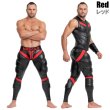 画像6: Maskulo【マスクロ】男性用レギンス ジッパー  レザー風 フェイクレザー ラバー ボンテージ Maskulo マスクロ ジッパー ARMORED (ma-lg200) (6)