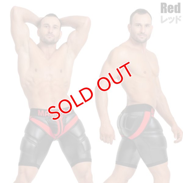 画像6: Maskulo【マスクロ】男性用スパッツ ボクサーパンツ レザー風 フェイクレザー ラバー Maskulo マスクロ ARMORED サイクリングショーツ ボクサー (6)