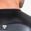 画像11: Maskulo【マスクロ】メンズ ノースリーブ ベスト レザー風 フェイクレザー ラバー ARMORED ZIPPERED VEST (11)