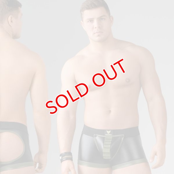 画像2: 【マスクロ】Oバックボクサーパンツ スパッツ ケツワレENFORCE (2)