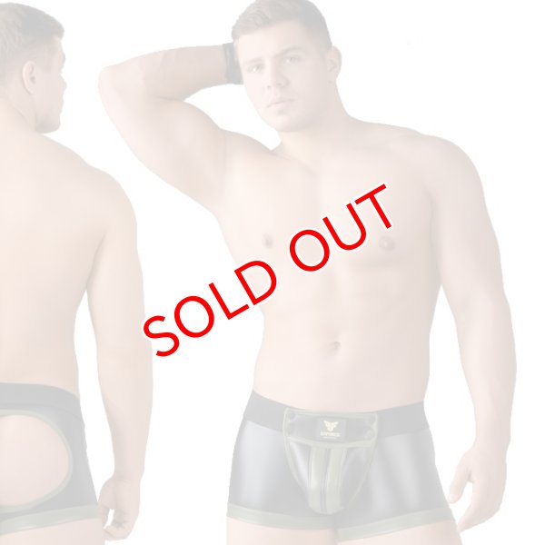 画像2: 【マスクロ】Oバックボクサーパンツ スパッツ ケツワレENFORCE (2)