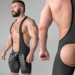 画像4: Maskulo【マスクロ】シングレット 太ももパッド Armored Oバック (4)