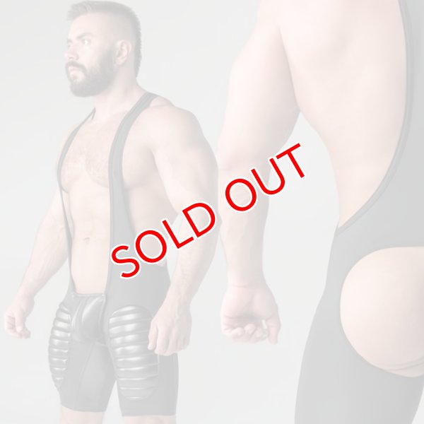 画像4: Maskulo【マスクロ】シングレット 太ももパッド Armored Oバック (4)