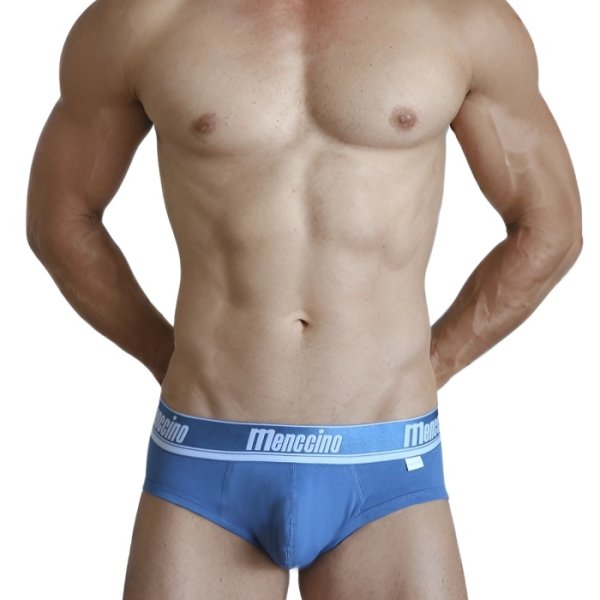 画像3: ブリーフパンツ メンズ ローライズブリーフ ビキニパンツ スポーティ 綿・コットン生地 Menmono 彼氏プレゼント 男性下着(me0159sj) (3)