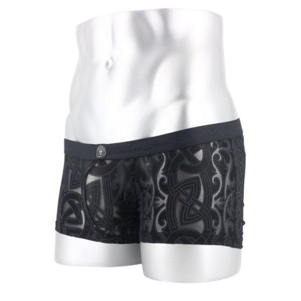 画像5: L'Homme Invisible【ロームアンヴィジーブル】 ローライズボクサーパンツ メンズ下着 Devore Tattoo ボクサー (5)