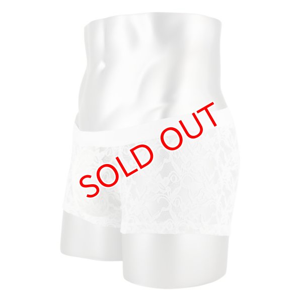 画像4: L'Homme Invisible【ロームアンヴィジーブル】 ボクサーパンツ メンズ ローライズボクサー パンツ メンズインナー メンズ下着 ボクサーバンツ ブランド White Lotus レース メッシュ ボクサー (4)