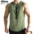 画像4: メンズタンクトップ ノースリーブ スポーツウェア ジムウェア カジュアルウェア ルームウェア ウエイトトレーニングウェア (4)