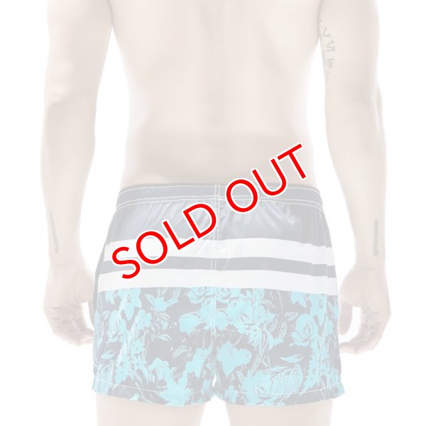 画像5: 【セビン】水陸両用 海パン スイムショーツ ストライプ&フラワー (5)