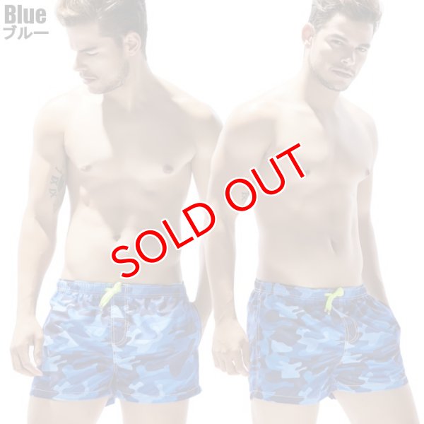 画像3: 【セビン】水陸両用 海パン スイムショーツ カモフラージュ (3)