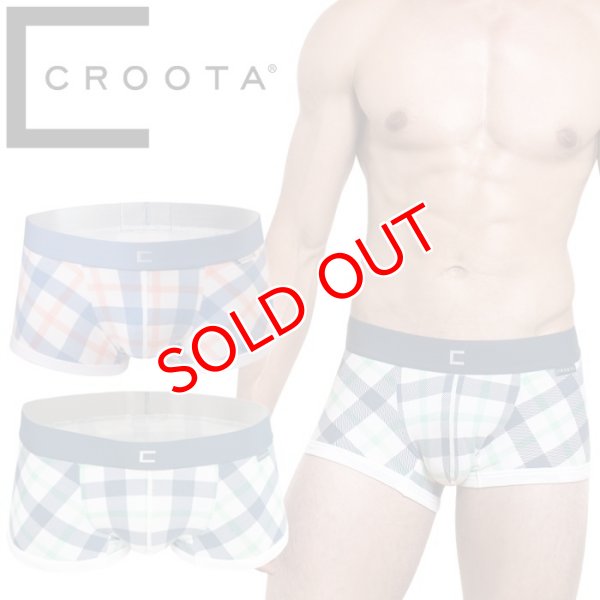 画像1: 【クルータ】ローライズボクサーパンツTARTAN CRISS CROSS ボクサー (1)