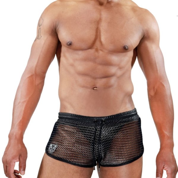 画像2: TOF Paris【TOFパリ】メンズ メッシュ トランクス ルームウェア TOF Paris Romanショーツ (2)