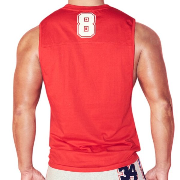 画像9: 【ツーマッチ】おしゃれな タンクトップ メンズ スポーツ ジムウェア 4MEN TOP (9)